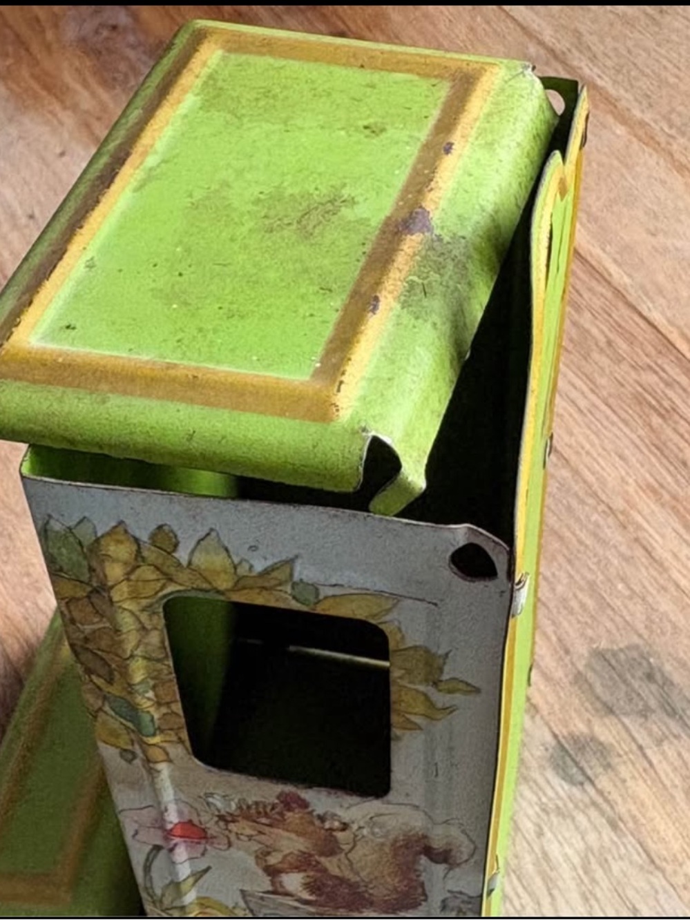 Vintage Retro Match Box Holder Anthropomorphic Dog Farmhouse Kitchen Fireplace - Picture 5 of 10